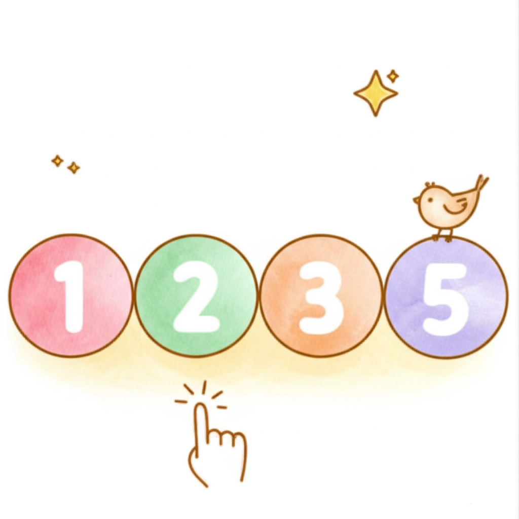 차례로 놓아요